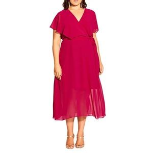 City Chic Pink Dress